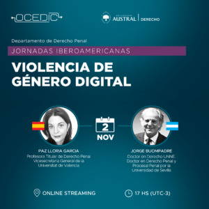 Jornadas Iberoamericanas sobre Violencia de Género Digital Paz Lloria García -Jorge Buompadre